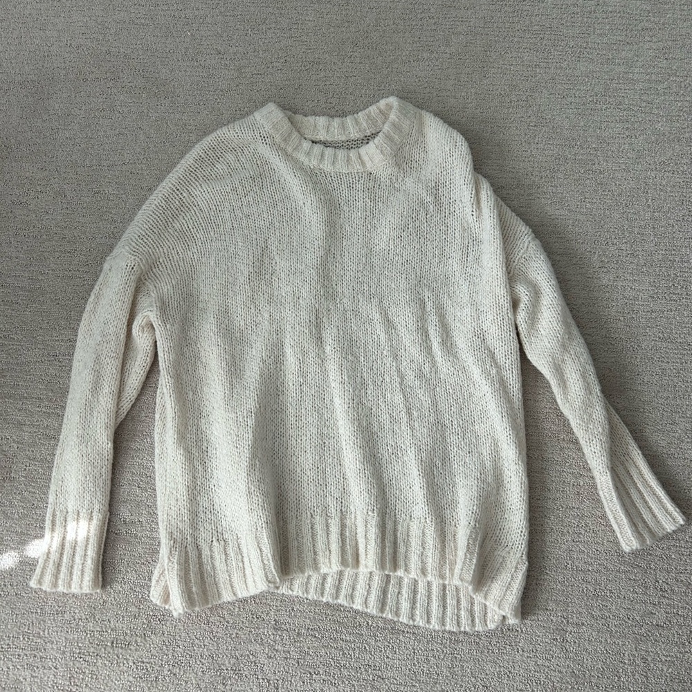 Aerie Cozy Cream Sweater - Size XS